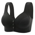 thumbnail image 4 of Everyday Bras for Women Bras for Women 36c Women Bras plus Size Push up Running Bras for Women Compression Bra Medium Support Sports Bras for Women plus Sized Sports Bra Bra Packs under Black 40, 4 of 4