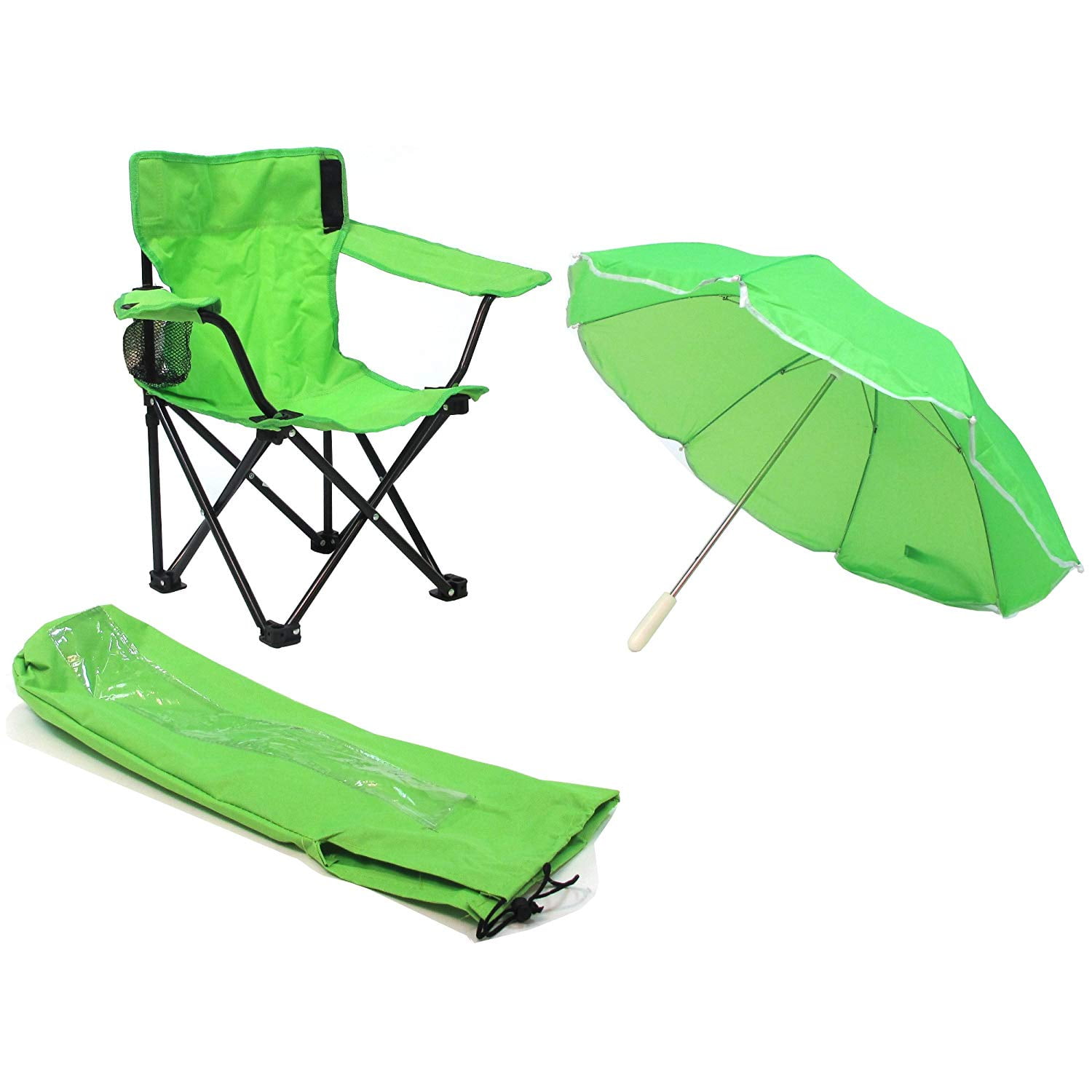 Beach Baby Kids Camp Chair with Carry Umbrella and ...