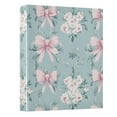 thumbnail image 5 of ALAZA Bows Floral Hardcover 3 Ring Binder 1.5" Round Rings Interior Pockets Binders Organizer 1 Pack, 5 of 9