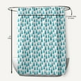 thumbnail image 5 of Simply Daisy 70" W x 73" L Christmas Trees Pattern Polyester Shower Curtain, Turquoise [1 Ct], 5 of 5
