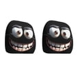 thumbnail image 2 of KOYPTL 2 Pcs Car Headrest Covers Funny Cartoon Elastic Breathable Head Rest Covers Universal Fit Head Rest Protectors for Vehicles Washable Mesh Fabric Car Interior Decorations for Cars Road Trips, 2 of 7