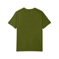 thumbnail image 3 of NAMTYQX Plus Size Tops for Women Grafisches Printed Stretchy Soft Short Sleeve Crew Neck Boxy Fit Oversized Casual Tshirts Shirts for Women Army Green Size 2XL, 3 of 4