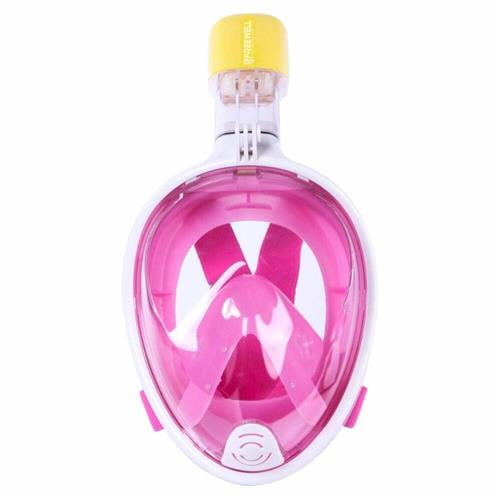 Freewell Full-Face Snorkeling Mask with Action Camera Mount (S M, Pink) by Freewell