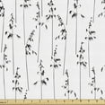 thumbnail image 1 of Botanical Upholstery Fabric by the Yard, Herbal Branches Root Beauty of Mother Nature Growth Meadow Inspirations, Decorative Fabric for DIY and Home Accents, Black and White by Ambesonne, 1 of 5