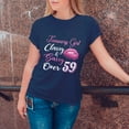 thumbnail image 3 of January Girl Classy and Sassy Over 59 T-Shirt, Funny Birthday Shirt for Women, Perfect Gift for 59 Birthday, 3 of 4