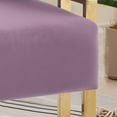 thumbnail image 4 of Modern Decorative Chair, Living Room Side Chair with Gold Metal Legs, No Wheels, Suitable for Dressing Area, Reception Room, Office, Teddy Fleece Upholstered Metal Foot Sofas, 2 PCS, Lilac, 4 of 9
