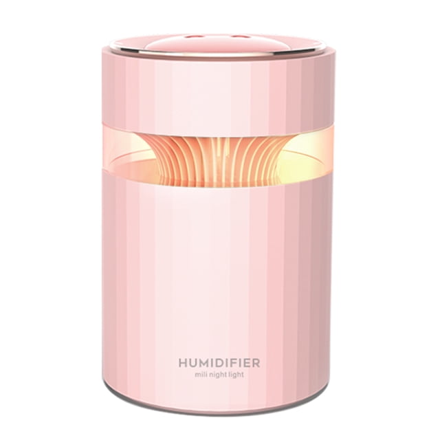 Mistaha Dual Mist Humidifier Quiet Air Purifier with 2 Nozzle 900ML High Capacity Automatic Shut-Off Night Light Function USB Powered Portable Humidifiers for Home Office Car