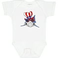 thumbnail image 3 of Inktastic 4th of July Patriot Shark Boys or Girls Baby Bodysuit, 3 of 5