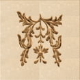 thumbnail image 1 of Ahgly Company Machine Washable Indoor Square Transitional Bronze Brown Area Rugs, 6' Square, 1 of 7