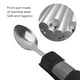 thumbnail image 3 of Vigera Adaptativa, Forma Segura Utensilios Adaptativos De Acero Inoxidable Con Correa Trasera Para Artritis Para El Hogar, 3 of 7