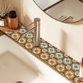 thumbnail image 2 of Yayeee Faucet Mat for Kitchen Sink 14.7" Diatomite Long Splash Guard Pad, Retro Blossom Flower, 2 Pack, 2 of 7
