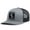 Heather Grey/Black, variant on Mens Christian Hat Jesus Rated E for Everyone Mens Christian Mesh Back Trucker Hat Baseball Cap-Heather Grey/Black
