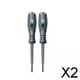 thumbnail image 1 of 2x Destornillador Plano Cruzado Bolígrafo Eléctrico Destornillador Eléctrico Portátil Digital Sin Contacto Probador Versátil Bolígrafo Probador 2 piezas, 1 of 8