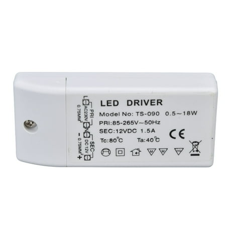 

AC 85-265V LED Driver 1.5A 18W Constant Current LED Transformer For Light Strip For DIY Lamp