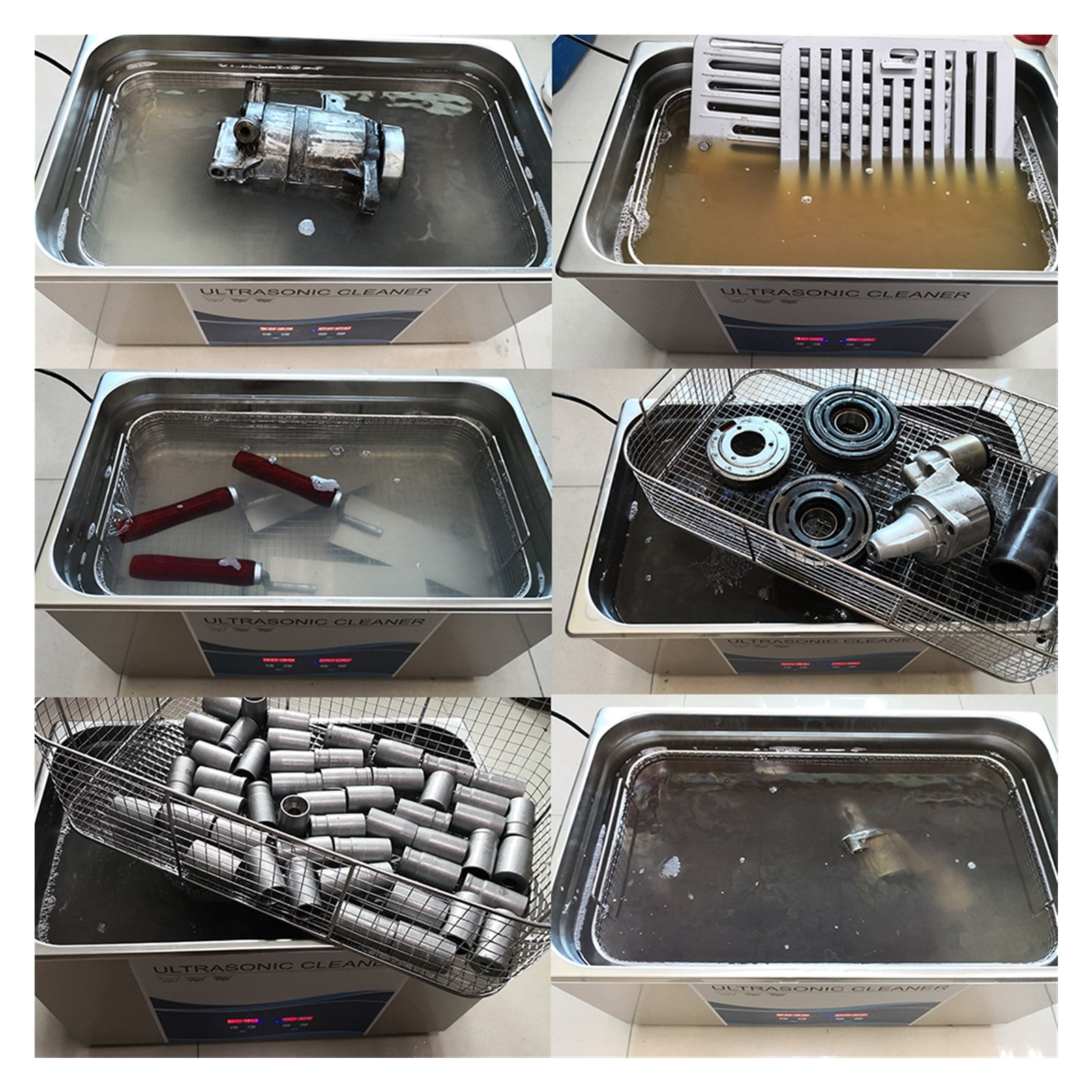 Ultrasonic Cleaner Industrial 22L 900W Heated Timer Stainless Steel Ultrasound Bath For 3D Eyeglasses Auto Engine Parts ,Strong Cleaning