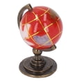 thumbnail image 2 of Mini globo de simulación, seguro, insípido, colores vibrantes, casa de muñecas educativa, globo en miniatura para casas de muñecas 1:12, bola roja, Base de cobre, 2 of 14