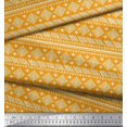thumbnail image 3 of Soimoi Silk Fabric Aztec African Fabric Prints By Yard 42 Inch Wide, 3 of 3