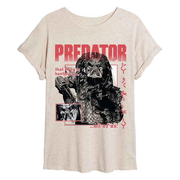 Predator - Poster - Juniors Oversized Graphic T-Shirt