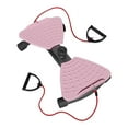 thumbnail image 3 of Tabla Twister para quemar grasa abdominal para mujeres, multifuncional, ajustable, con masajeador de pies. Negro Rosa, 3 of 9