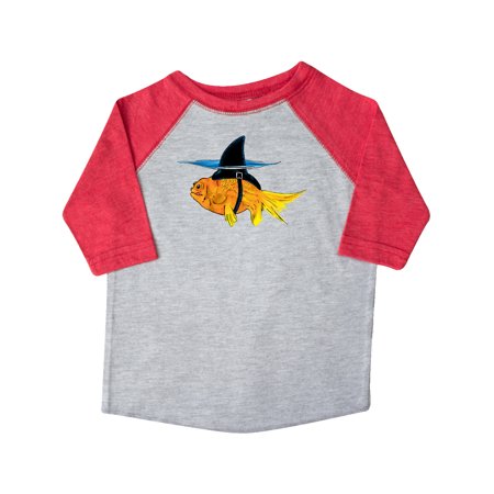 

Inktastic Funny Goldfish with Shark Fin Gift Toddler Boy or Toddler Girl T-Shirt