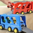 thumbnail image 3 of BESTSKY 7Pcs Engineering Truck Carrier Transport Trucks,4 Year Old Boy Birthday Gift,Car Toy,Color, 3 of 4