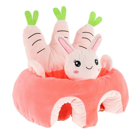 

1pcs Baby Plush Chair for Christmas Gift Cartoon Seat Cover Comfortable Feeling Cotton Baby Sofa Cover Support Not Fade Travel Soft Plush Doll Toys for 0-3 Years Old Kids