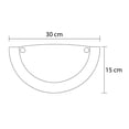 thumbnail image 4 of Lampara De Pared, Luz Ideal, Arbotante De Cristal A-34 Blanco., 4 of 4