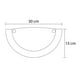 thumbnail image 4 of Lampara De Pared, Luz Ideal, Arbotante De Cristal A-34 Transparente., 4 of 4