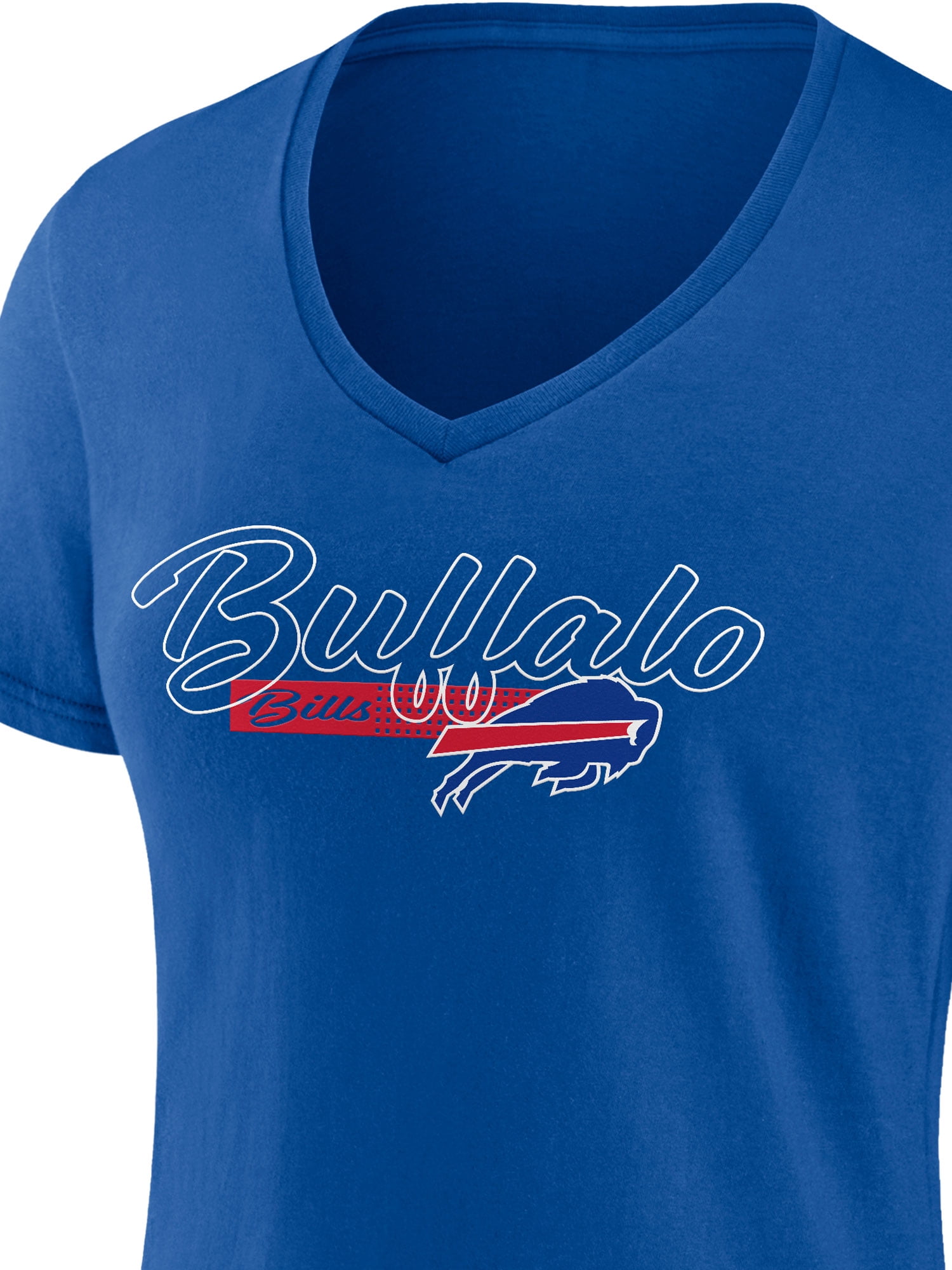NFL Buffalo Bills Women's Cotton Blue Short Sleeve T-Shirt