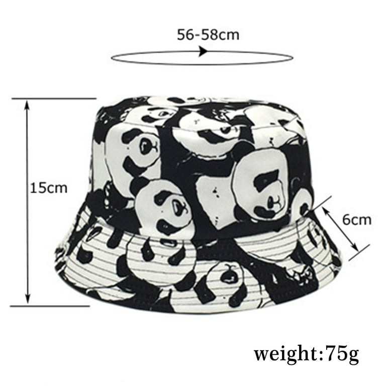 Women Summer Fashion Beach Print Adjustable Washable Cotton Bucket Hat Sun  Hat Outdoors Fish Hat Sun Bucket Hat for Men Cute Bucket Hats for Teens  with String 