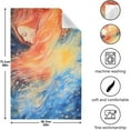 thumbnail image 2 of SKYSONIC Angel and Flames Kitchen Towels, 18 x 28 Inch Super Soft and Absorbent Dish Cloths for Washing Dishes, 1 PCS Reusable Multi-Purpose Microfiber Hand Towels for Kitchen, 2 of 7