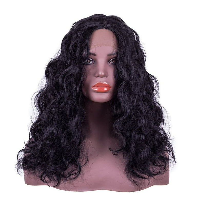 Lace Front Wigs For Women Long Curly Wavy Wig Thick Natural