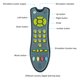 thumbnail image 3 of Juguete De Control Remoto Para Bebés Con Música Y Luz Para Niños Pequeños, Juguete Educativo De Aprendizaje Remoto De Idiomas Para Niños Y Niñas Muyoka Hogar, 3 of 6