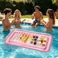 thumbnail image 3 of Inflatable Beverage Cooler for Outdoor Parties | Durable PVC Pool Float for Drinks and Fruit | 49.6x25.6in Water Entertainment Accessory, 3 of 5