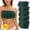 #02-Green, variant on Comfortable Wireless Bra for Women, Stretchy Strapless Bandeau Brassiere in Plus Size for Summer, 5PCS, Size L