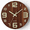 Brown, variant on VOCOO 12" Retro Tuscan Country Luminous Wooden Wall Clock, Silent Non-Ticking Energy-Absorbing Luminous Numbers and Hands Wall Clock for Living Room Home Kitchen Decor, Birthday Gift