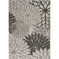thumbnail image 1 of homeroots home decor 384700 5’ x 8’ Silver and Gray Indoor Outdoor Area Rug, 1 of 1