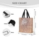 thumbnail image 3 of Balery Leopard Brown Bolsa de Mano para Mujeres con Cremallera, Bolsa de Gimnasio con Compartimentos, Bolsa para Laptop, Bolsa para Trabajo, 3 of 7