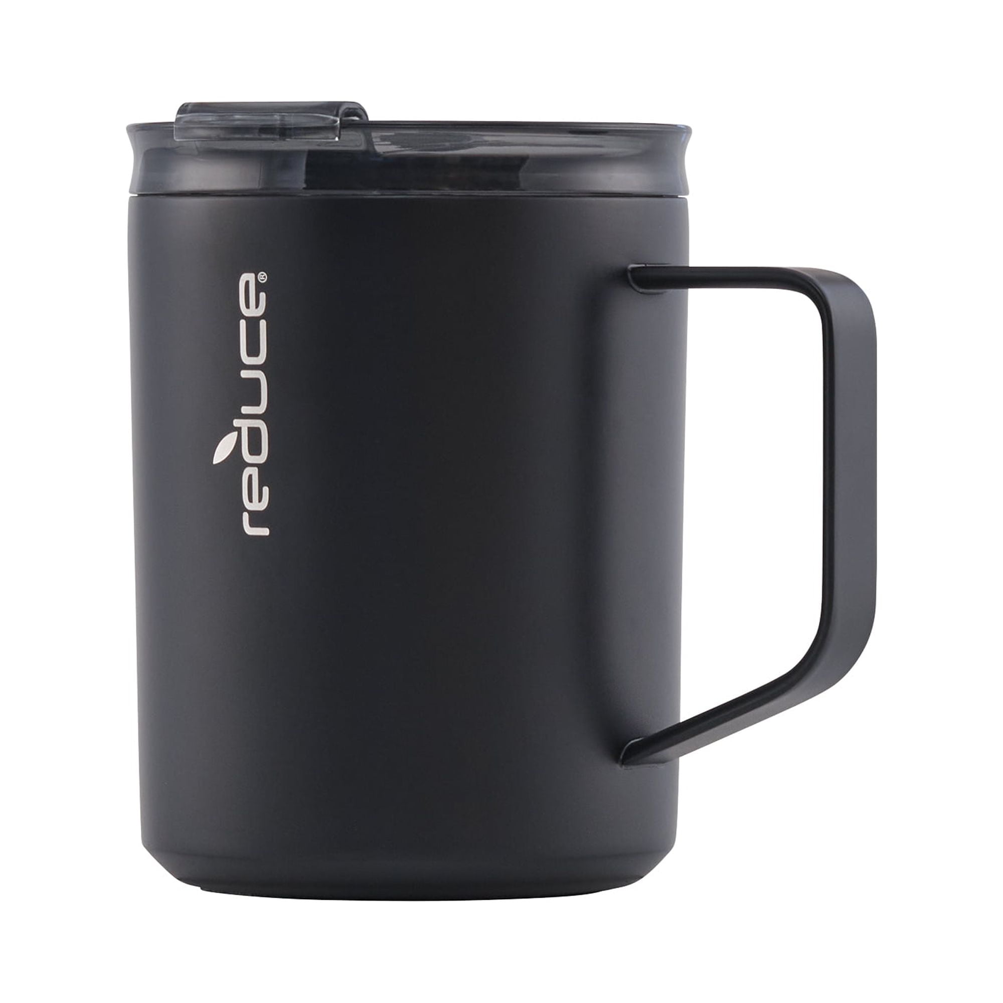Reduce Stainless Steel Vacuum Insul. Mug, Flo-Motion Lid, White, 14 oz
