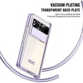 thumbnail image 2 of for Google Pixel Fold 5G Case,Slim Thin Lightweight Hidden Bracket Stand Electroplated Frame Shockproof Protective Phone Case with Hinge Protection for Google Pixel Fold 5G 2023 (Purple), 2 of 14