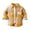 Yellow, variant on Toddler Baby Boys Jackets Fashion Sherpa Lined Flannel Plaid Jacket Loose Fit Long Sleeve Coat Flannel(Yellow,5-6 Years)