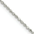 thumbnail image 1 of Sterling Silver 1.5mm Fancy Beaded Chain (16 X 1.5) Made In Italy qpe12-16, 1 of 5