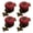 Red, variant on Single Hole Drawer Pulls Metal Mixture Earthenware Compound 32mm Traditional Fashion Drawer Pulls For Bookcase Cupboard Bathroom Deck