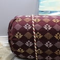 thumbnail image 3 of Natural Geo Purple/Gold Gao Takiya Bolster Pillow (Set of 2), 3 of 4