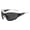 White, variant on Oversized One Piece Sunglasses for Women Men Vintage Wrap Around Futuristic Sport Shades Shield Goggles Outdoor Windproof Eyewear for Cycling Riding Large