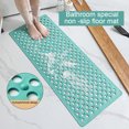 thumbnail image 4 of mmirethe Easy To Clean PVE Mat - No Harm To Feet Strong Suction Cups No Damage To Floor PVC Soft Elastic Texture Wide Application Light Grey,46cm*79cm 46cm*79cm, 4 of 6