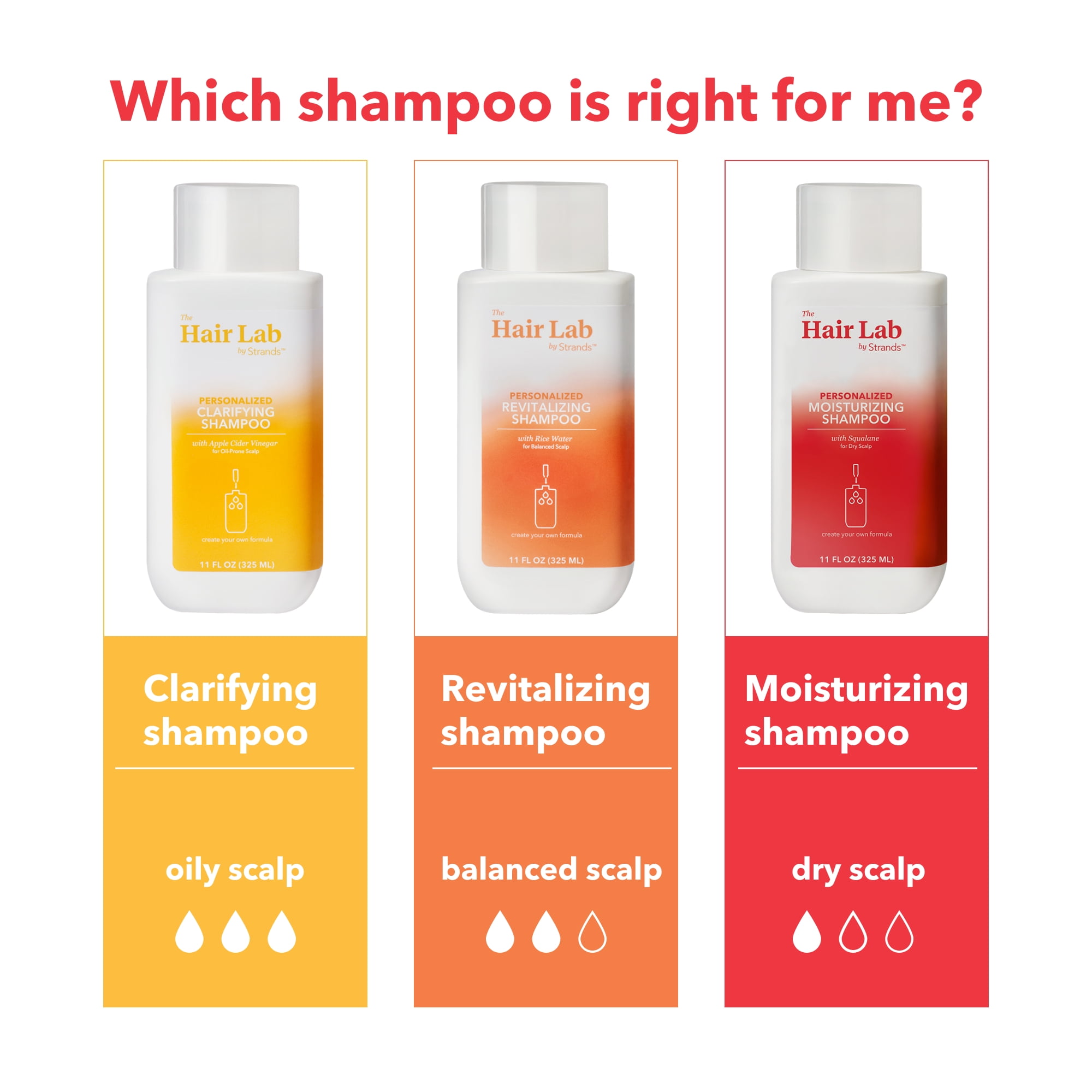 The Hair Lab Revitalizing Shampoo with Rice Water for Balanced Scalp, Sulfate & Paraben Free, 11 fl oz