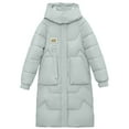 thumbnail image 2 of Patlollav Women's Fall Winter Long Sleeve Warm Cotton Jacket Parkas Bread, 2 of 6