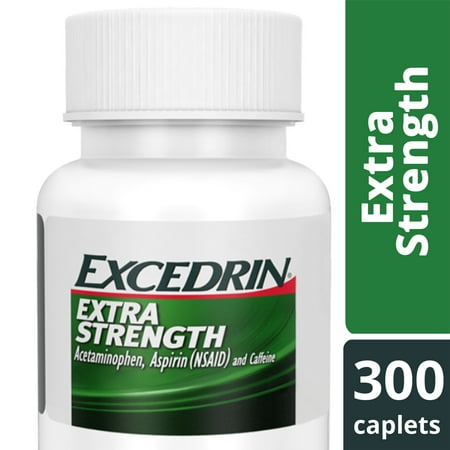 Excedrin Extra Strength Caplets for Headache Relief, 300