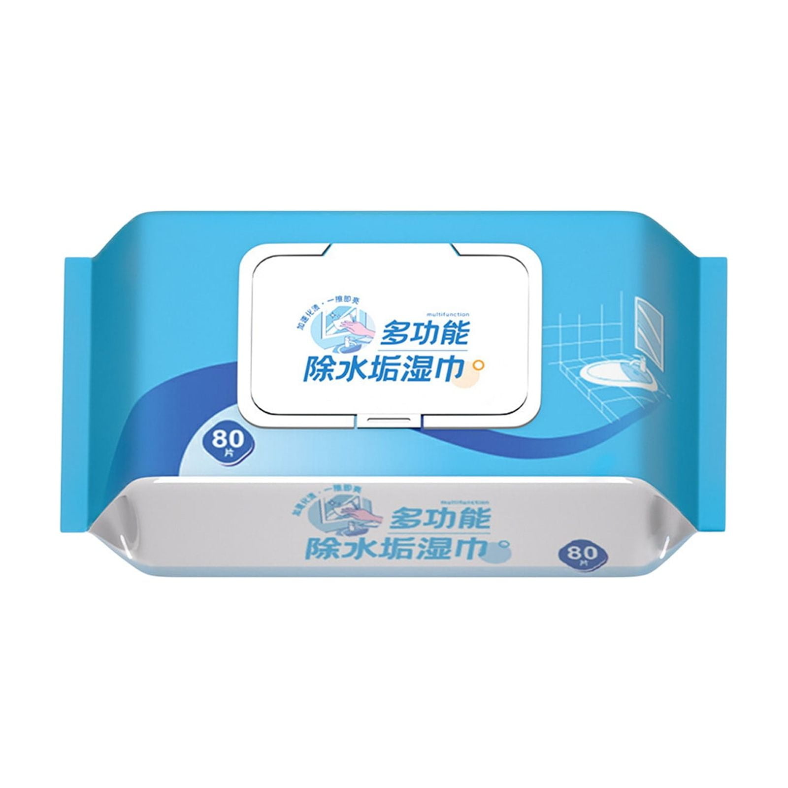 Multicolor Kitchen Stain Removal Wipes 80Pcs No Wash Cleaning Wipes Oil Stain Remover Dishwashing Range Hood Cleaning Wipes Multicolor Non-Woven Fabric